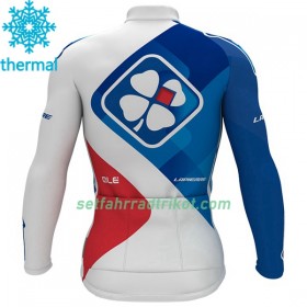 Radtrikot 2017 FDJ Winter Thermal Fleece N001